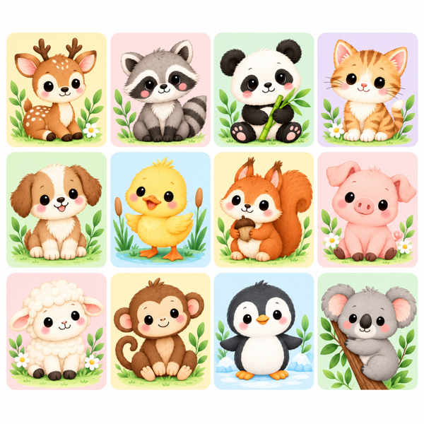 Tiersymbole für die Gruppe