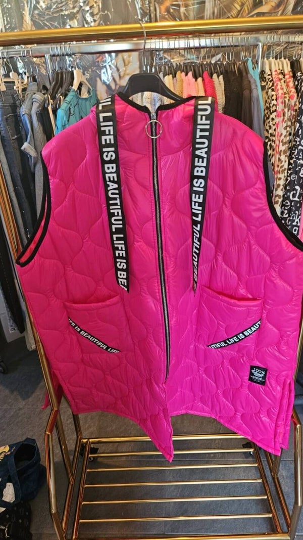 Übergangsweste Pink