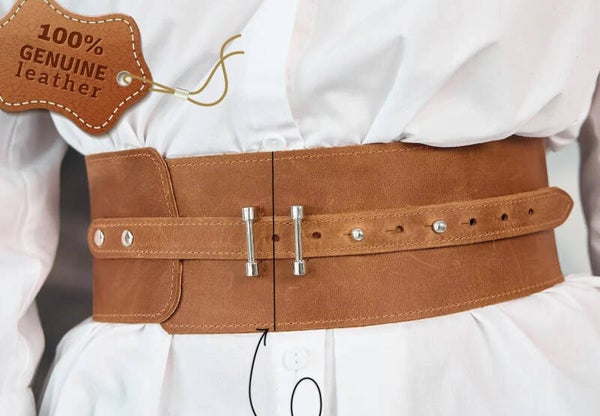 Leder-Unterbrustgürtel