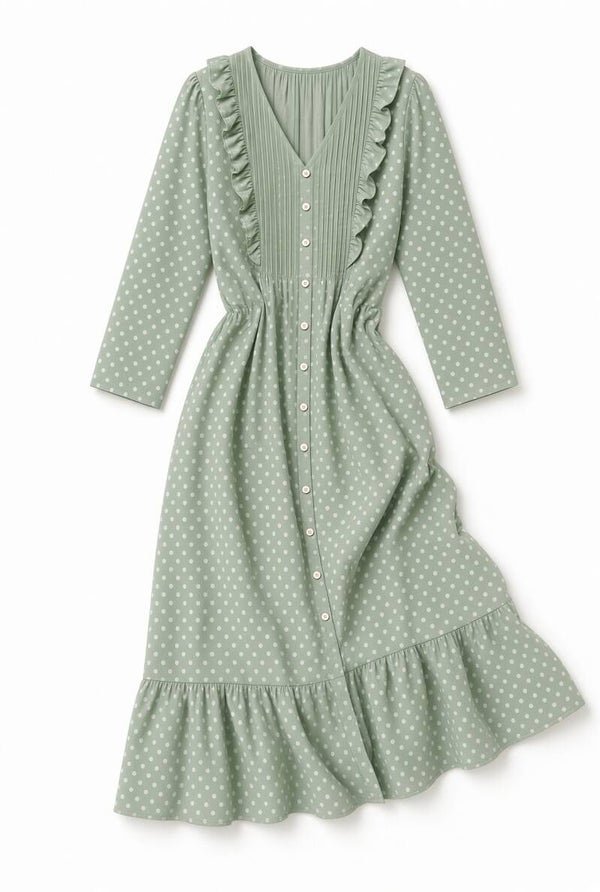 Bonjour Tristesse - Kleid aus fließender Baumwolle
