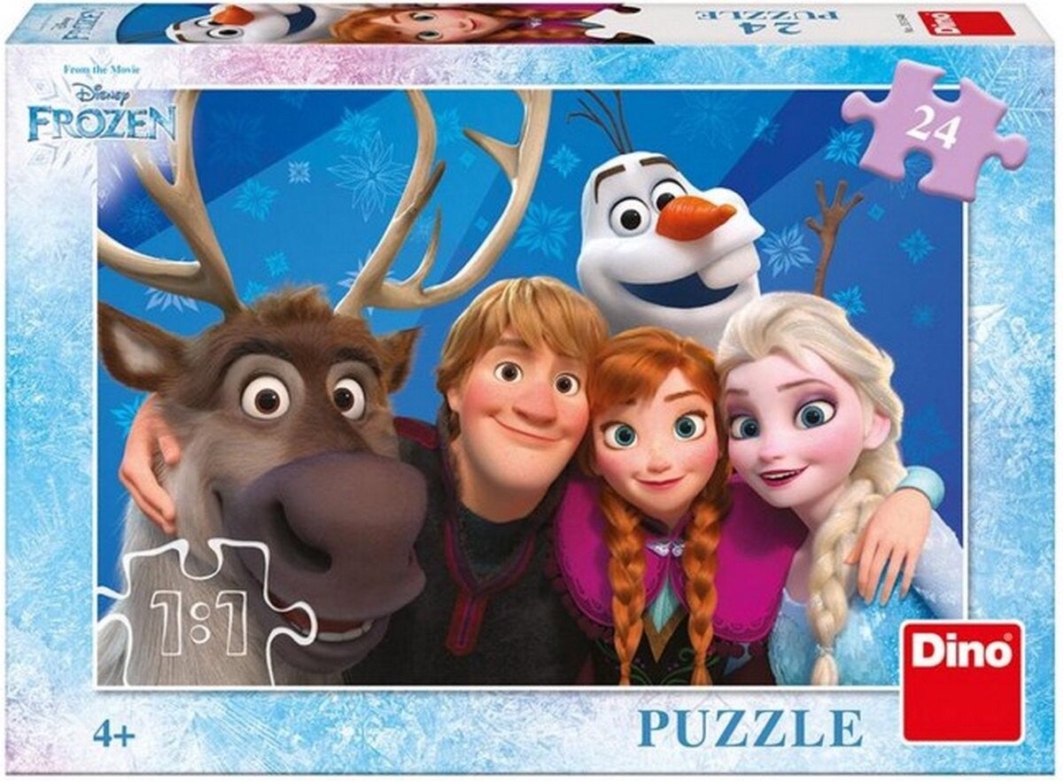 Dino Puzzel - Disney Frozen - 24 Stukjes