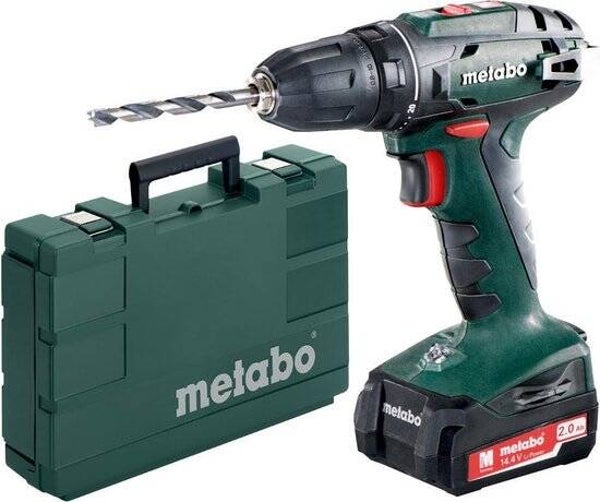 Metabo BS 14,4 Accu Schroefboormachine 14.4V 2.0Ah Li-Ion in Koffer