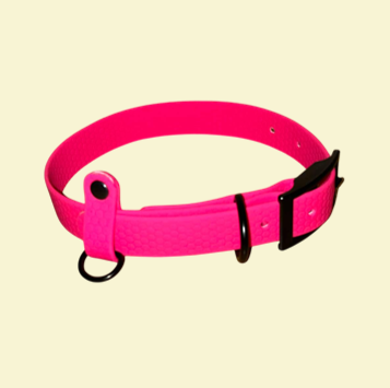Neon pink hexa collar 
