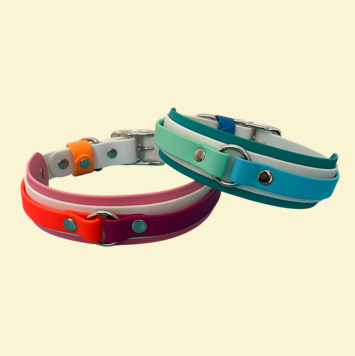 Lesbian and gay triple layered with o-ring collars