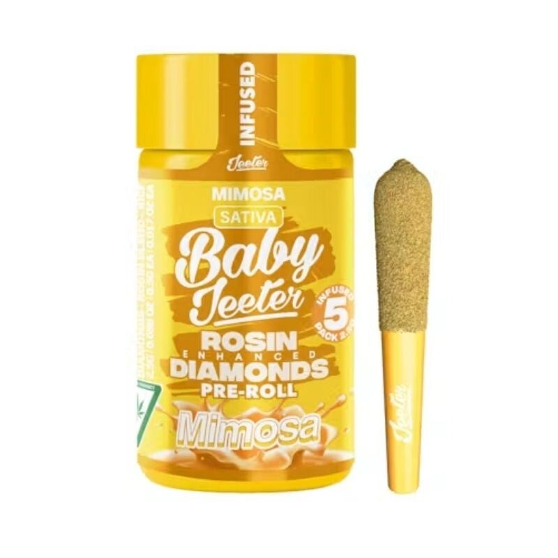PORROS PRE-ROLADOS - BABY JEETER - "Mimosa"  (5 piezas) SATIVA
