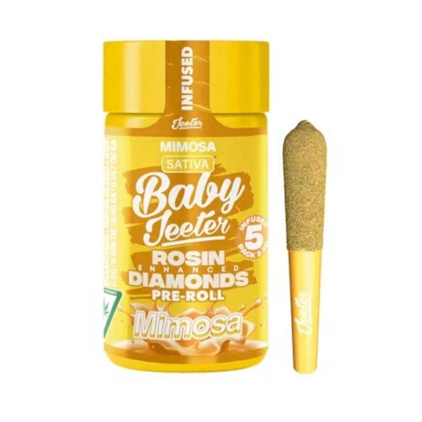 PORROS PRE-ROLADOS - BABY JEETER - "Mimosa"  (5 piezas) SATIVA