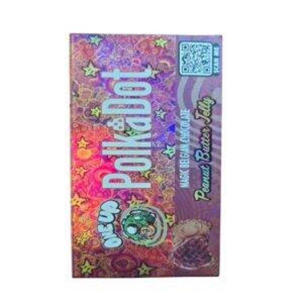 CHOCO HONGO- POLKADOT "Peanut Butter jelly" 15 piezas (800 mg)