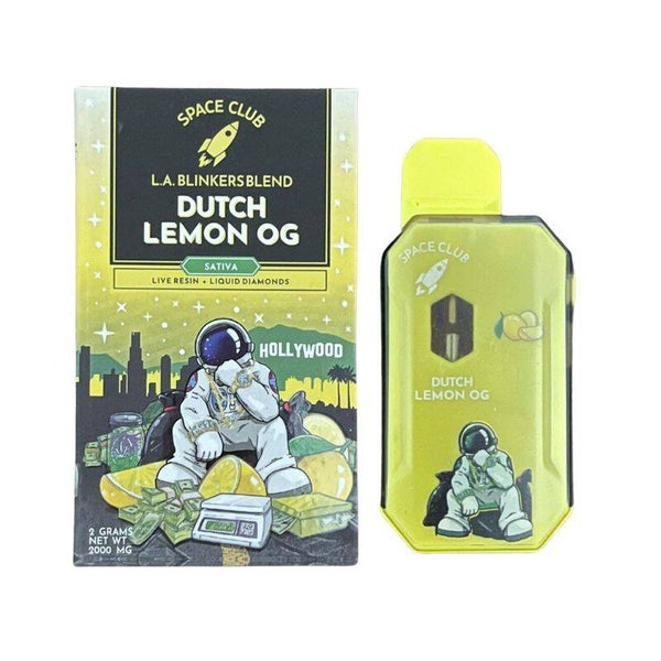 PLUMA DE WAX -  SPACE CLUB "Dutch lemon OG" 2ML (SATIVA)