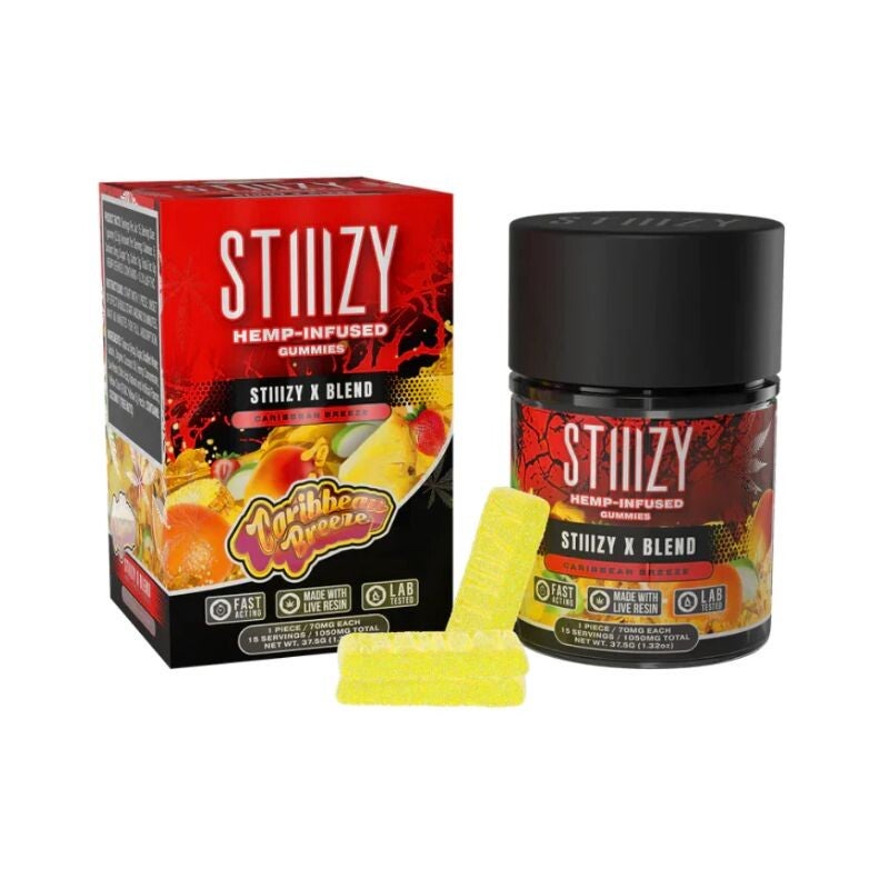 Gomitas STIIIZY X BLEND "Caribbean Breeze" (15 pzs)