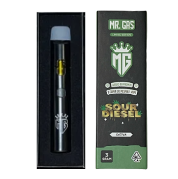 PLUMA DE WAX - MR GAS "Sour Diesel" 3ml (SATIVA)
