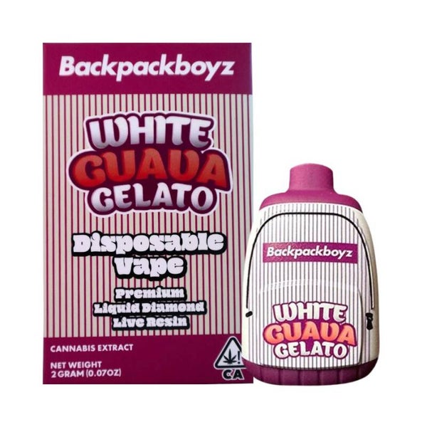 PLUMA DESECHABLE – BACKPACKBOYZ «White Guava Gelato" 2ML (SATIVA)