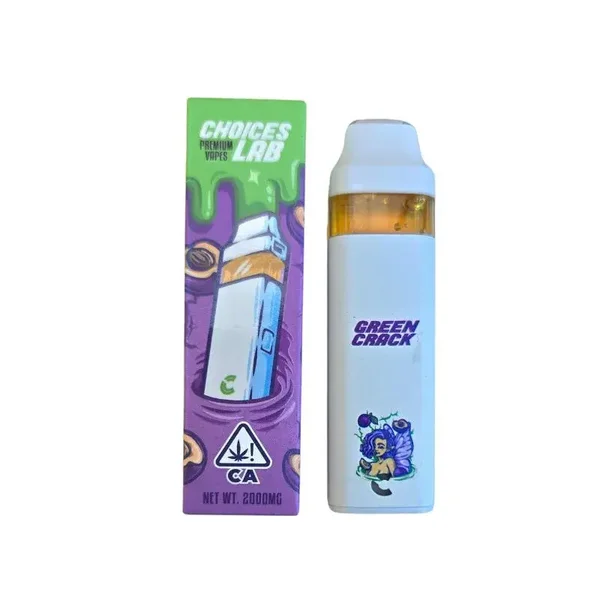 PLUMA  CHOICESLAB (2 en 1) "Green crack & Sugar plum" 2ML (INDICA/HIBRIDA)