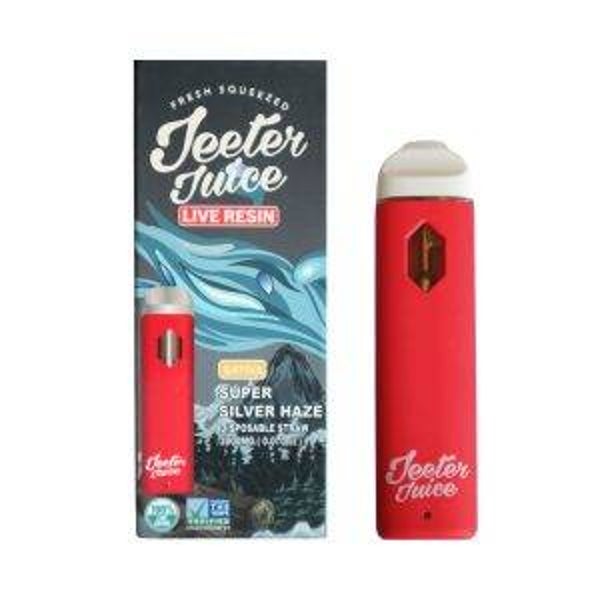 PLUMA DE WAX DESECHABLE - JEETER JUICE Live Resin "Super Silver Haze" 2ML (SATIVA)