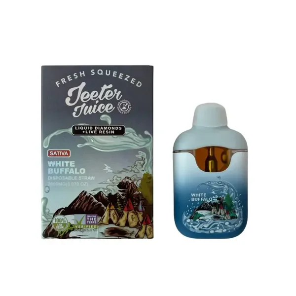 PLUMA DE WAX DESECHABLE - JEETER JUICE "White Buffalo" 2ML (SATIVA)