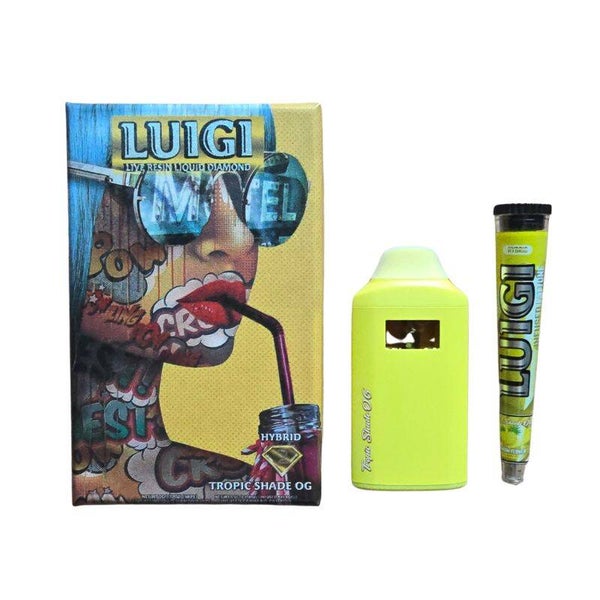 PLUMA DE WAX + PRE-ROLADO – LUIGI «Tropic Shade Og» 2 ML (HIBRIDA)