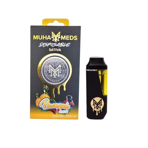 PLUMA WAX – MUHA MEDS  "Pineapple Runts" 2ML (SATIVA)