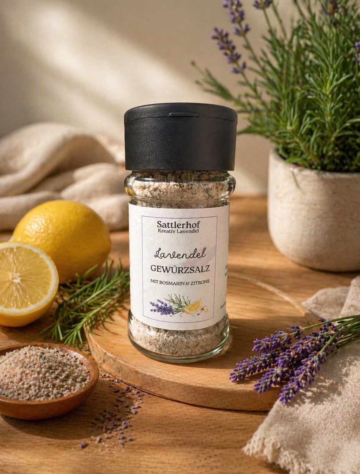 Lavendel Gewürzsalz