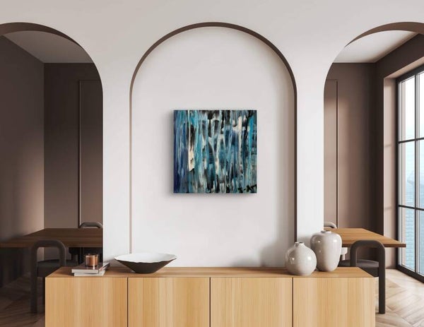 Leinwandgemälde „Waterfall“ 50x50