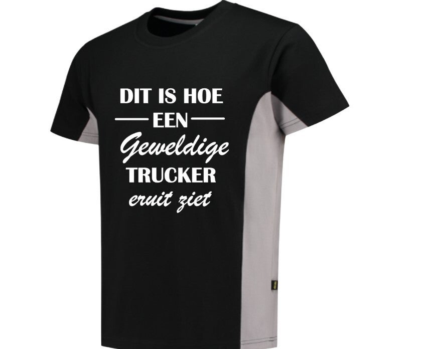 T-shirt geweldige/papa trucker