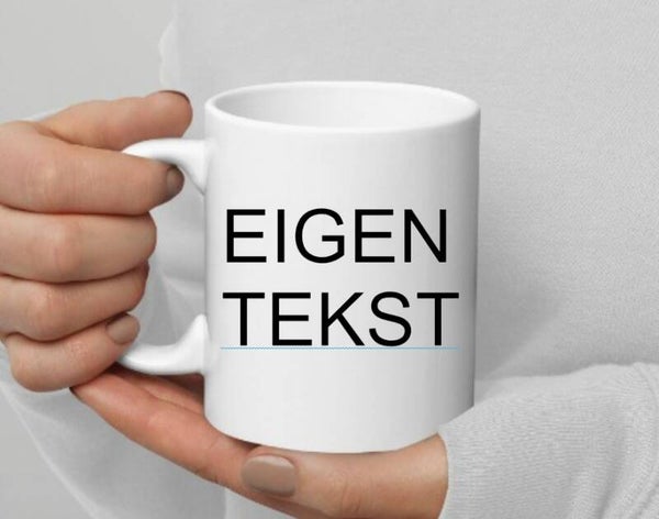 Mok eigen tekst/foto