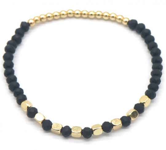 Bracelet black gold