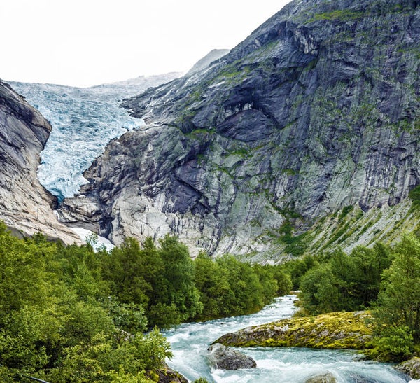 NA-0120 GLETSJER JOSTEDALSBREEN, NOORWEGEN
