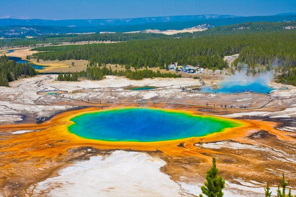 NA-0123 GRAND PRISMATIC SPRING, AMERIKA