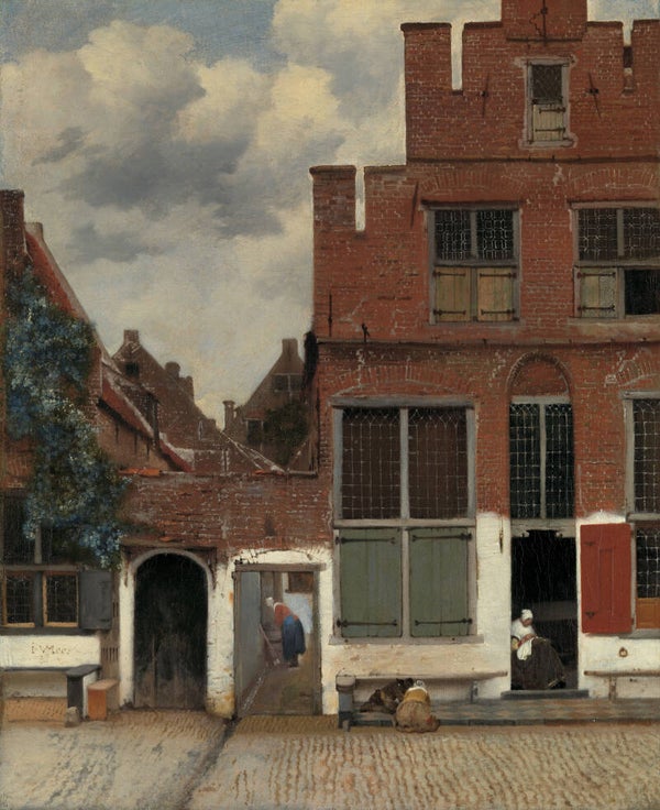 REL-0008-Gezicht op huizen in Delft, bekend als ‘Het straatje’, Johannes Vermeer, ca. 1658