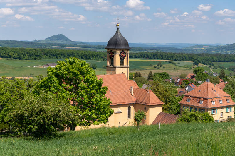 Zu sehen ist Wiechs am Randen.