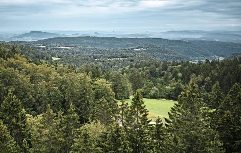 Zu sehen ist der Randen.