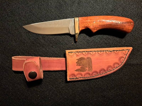 Stainless Steel 8.0 Inch Hunter Drop Point Blade