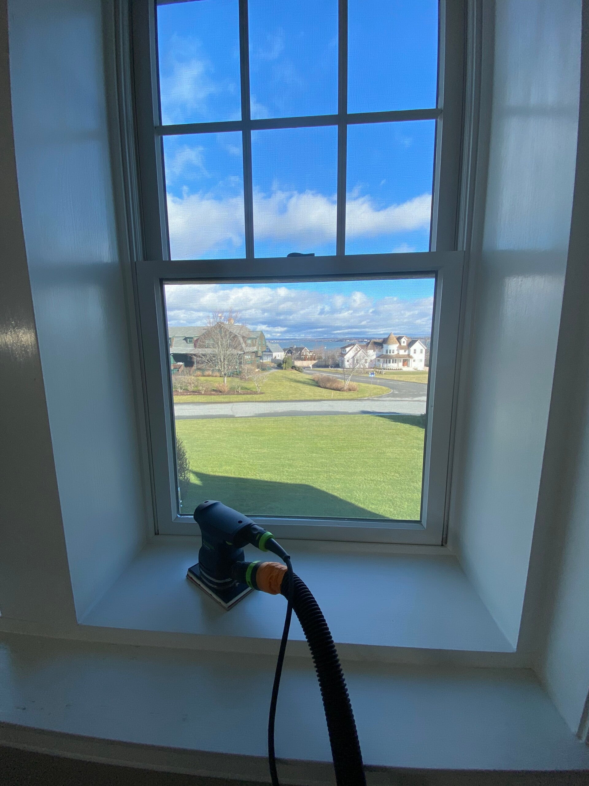 Sanding With A View - Black Point, Portsmouth RI 