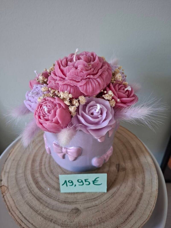 boeket pot met strikjes