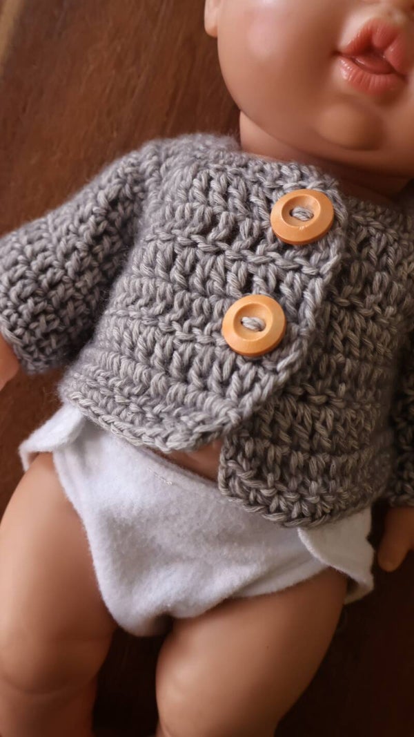 Gordi vest zacht grijs