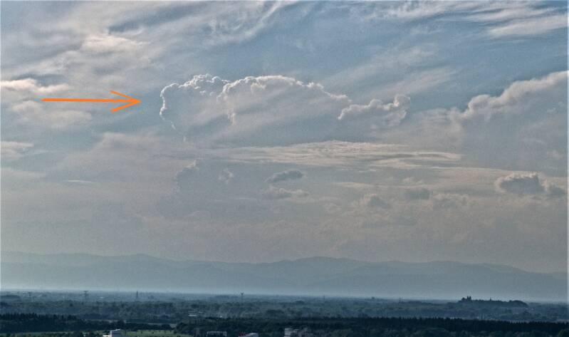 De eerste stijgstroom wordt zichtbaar! Freiburg, 13 mei 2015