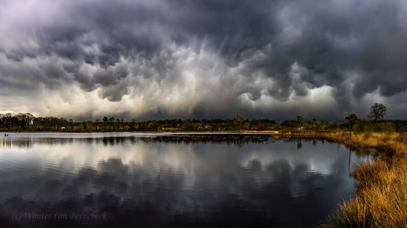 Mammatus na onweer, Nijmegen 12 april 2023