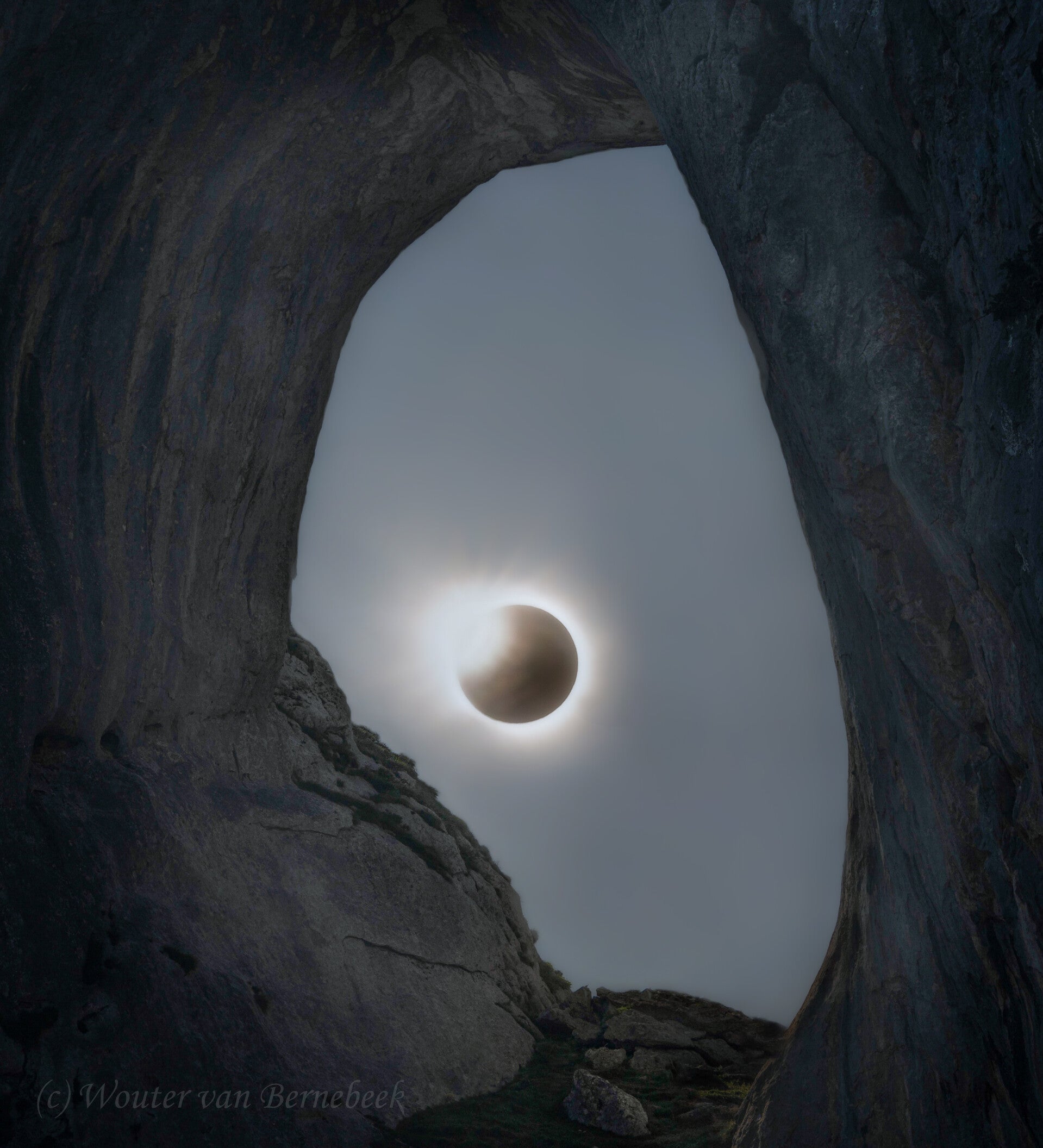 Totaliteit van de zonsverduistering in Spanje, Ojo de Buey, 12 aug 2026!