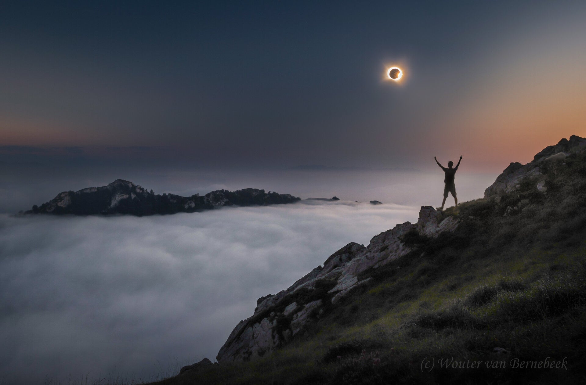 Totaliteit van de zonsverduistering in Spanje, Ojo de Buey, 12 aug 2026!