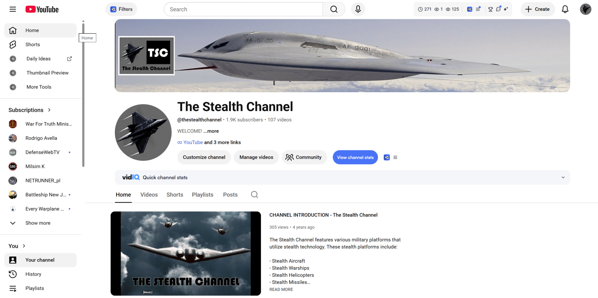 YouTube Channels