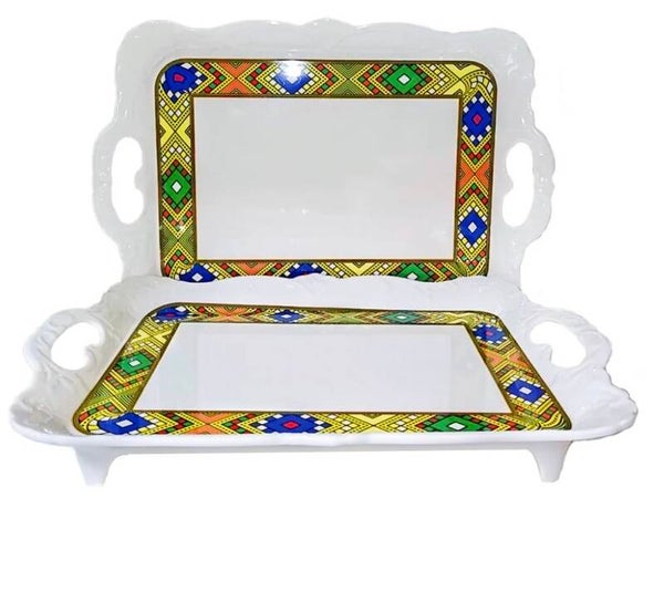Plastic Coffee Serving Tray with Legs