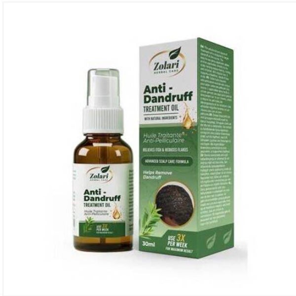 Zolari Anti Dandruff treatment oil with natural ingredients 30ml