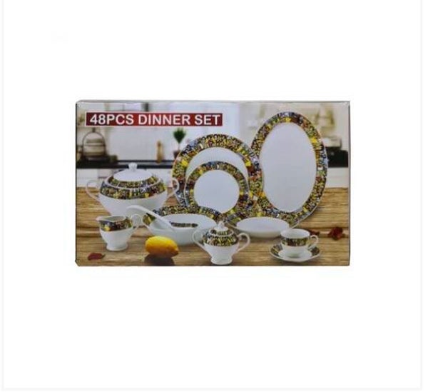 48 Pieces dinner set zuria  design