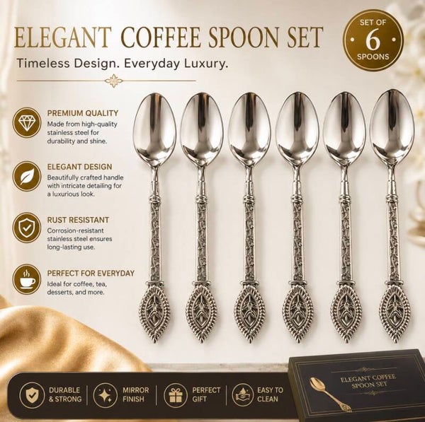 Silver coffee spoon