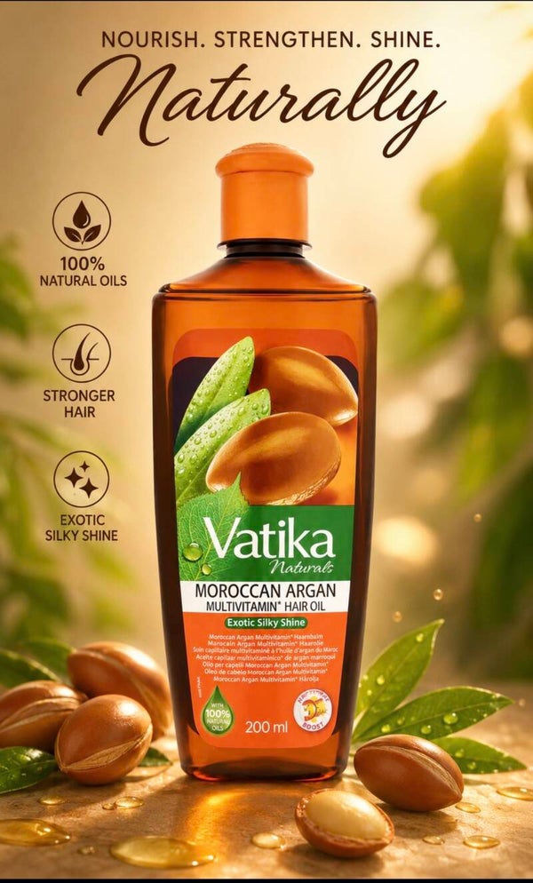 Vatika Argan Enriched Hair Oil 200ml