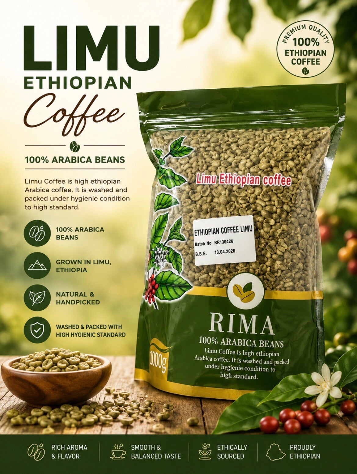 Limu Ethiopia coffee 1kg