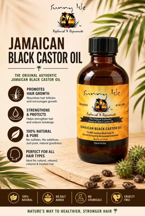JAMAICAN BLACK CASTOR OIL 118ml