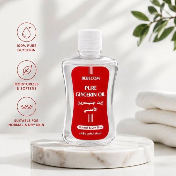 Bebecom – Pure Glycerin Oil – for normal and dry skin – 7.0 ግረቸሊና