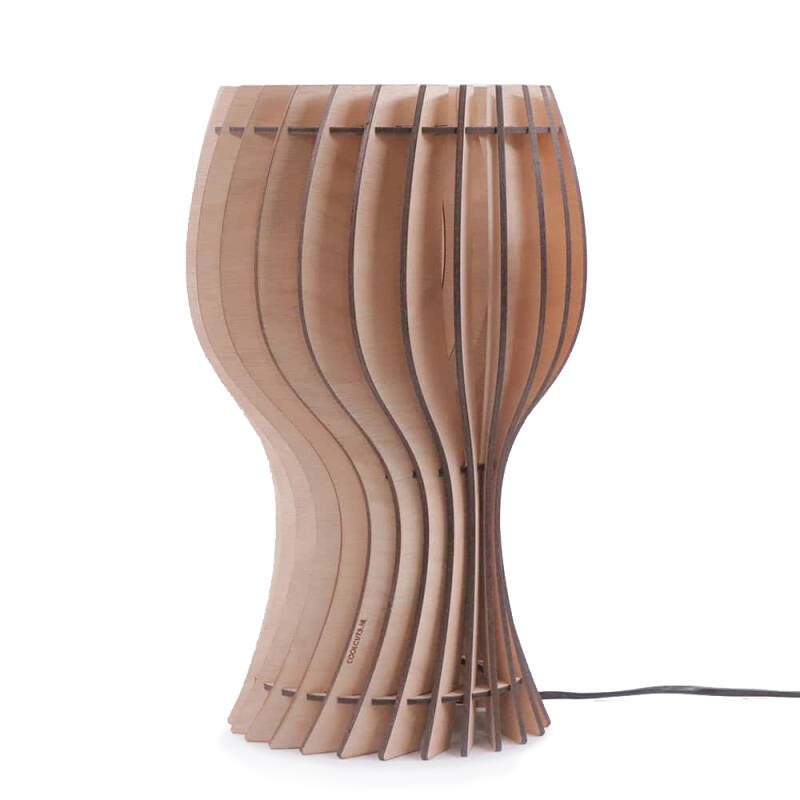 Viinilasi Tafellamp _ Twee kleuren