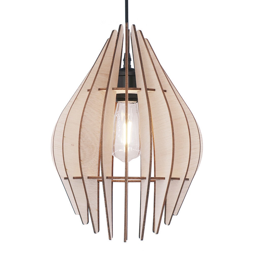 Fistic hanglamp – Vloeiend design in twee kleuren