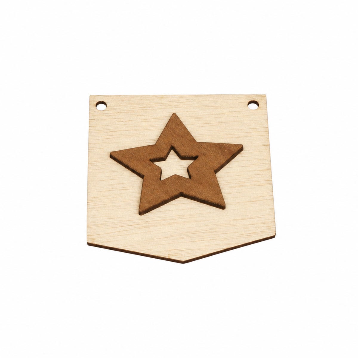 3D Houten Symbolen voor Slingers